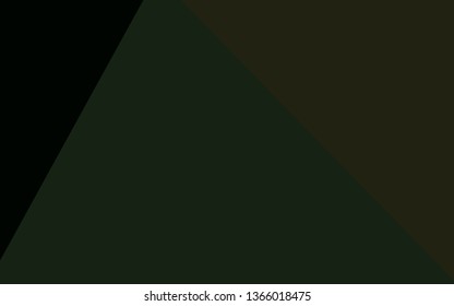 Dark Green vector shining triangular background. Creative illustration in halftone style with gradient. Triangular pattern for your business design.