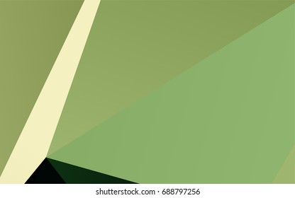 Dark Green vector shining triangular template. An elegant bright illustration with gradient. Brand-new design for your business.