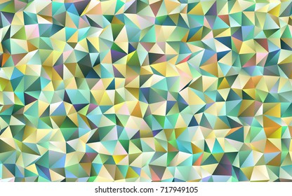 Dark Green vector shining triangular template. Shining illustration, which consist of triangles. The best triangular design for your business.
