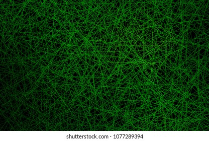 Dark Green vector of small triangles on white background. Illustration of abstract texture of triangles. Pattern design for banner, poster, cover.