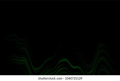 Dark Green vector template with abstract lines. Brand-new colored illustration in marble style with gradient. The elegant pattern for brand book.