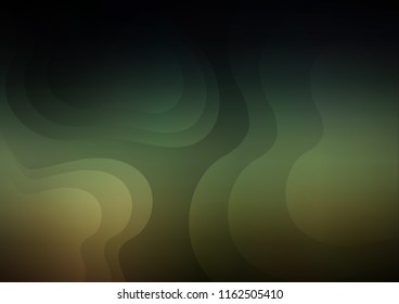 Dark Green vector template with abstract lines. Creative geometric illustration in marble style with gradient. Marble style for your business design.