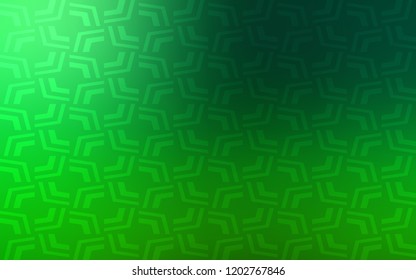 Dark Green vector template with abstract circles. Colorful abstract illustration with gradient lines. New composition for your brand book.