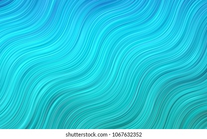 Dark Green vector template with bent lines. Creative illustration in halftone marble style with gradient. Pattern for your business design.