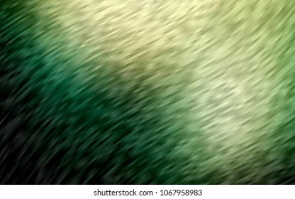 Dark Green vector template with bent lines. Creative geometric illustration in marble style with gradient. Marble design for your web site.