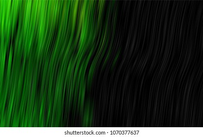Dark Green vector template with bent ribbons. Shining crooked illustration in marble style. The elegant pattern for brand book.