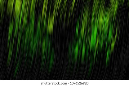 Dark Green vector template with bent lines. Creative illustration in halftone marble style with gradient. The template for cell phone backgrounds.