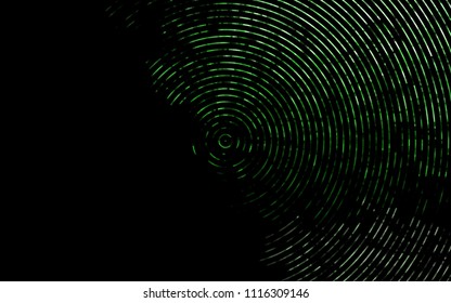 Dark Green vector template with bent ribbons. Glitter abstract illustration with wry lines. Pattern for your business design.