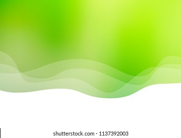 Dark Green vector template with bent lines. Brand new colored illustration in marble style with gradient. Brand new design for your ads, poster, banner.
