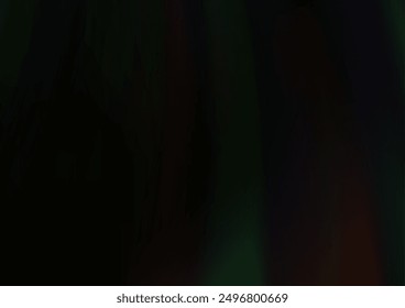 Dark Green vector template with bent ribbons. Shining illustration, which consist of blurred lines, circles. A completely new template for your business design.