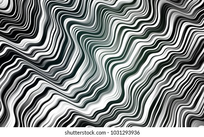Dark Green vector template with bubble shapes. Shining illustration, which consist of blurred lines, circles. Brand-new design for your ads, poster, banner.
