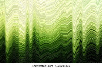 Dark Green vector template with bubble shapes. Geometric illustration in marble style with gradient.  The elegant pattern for brand book.