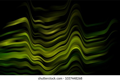 Dark Green vector template with bubble shapes. A sample with blurred bubble shapes. The best blurred design for your business.