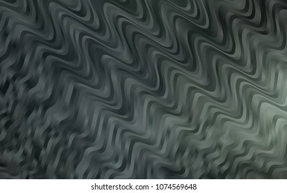 Dark Green vector template with bubble shapes. Glitter abstract illustration with wry lines. New composition for your brand book.