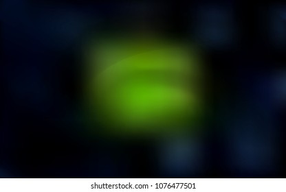 Dark Green vector template with bubble shapes. Colorful abstract illustration with gradient lines. A new texture for your  ad, booklets, leaflets.
