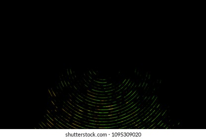 Dark Green vector template with bubble shapes. An elegant bright illustration with gradient. A new texture for your  ad, booklets, leaflets.