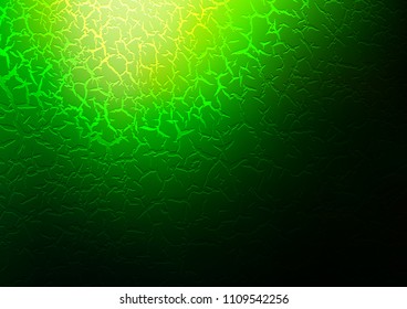 Dark Green vector template with bubble shapes. A completely new color illustration in marble style. Textured wave pattern for backgrounds.