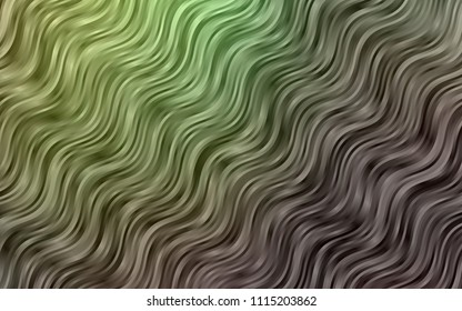 Dark Green vector template with bubble shapes. Colorful illustration in abstract marble style with gradient. A completely new marble design for your business.