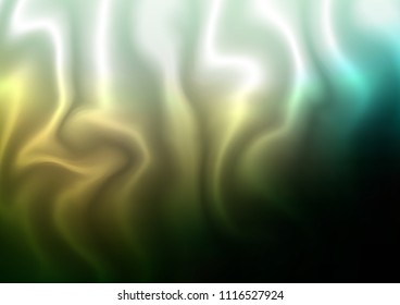 Dark Green vector template with bubble shapes. Colorful illustration in abstract marble style with gradient. A completely new marble design for your business.