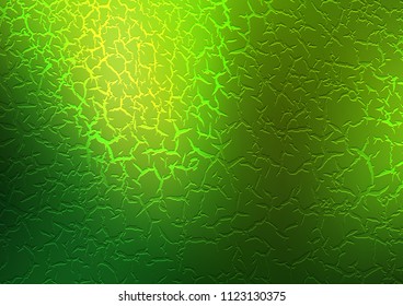 Dark Green vector template with bubble shapes. Creative geometric illustration in marble style with gradient. New composition for your brand book.