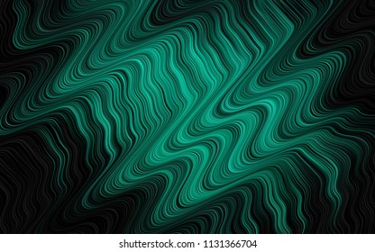Dark Green vector template with bubble shapes. Brand new colored illustration in marble style with gradient. Marble design for your web site.