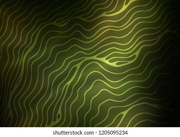 Dark Green vector template with bubble shapes. Creative geometric illustration in marble style with gradient. The elegant pattern for brand book.
