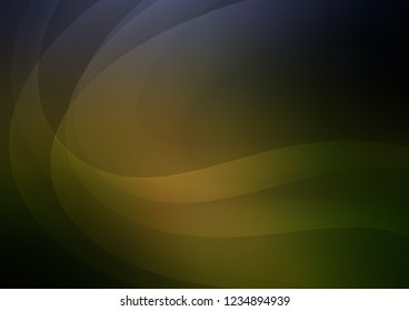 Dark Green vector template with bubble shapes. An elegant bright illustration with gradient. New composition for your brand book.