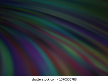 Dark Green vector template with bubble shapes. Colorful illustration in abstract marble style with gradient. A completely new template for your business design.