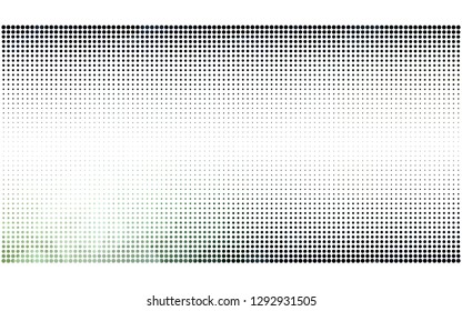 Dark Green vector  template with circles. Blurred bubbles on abstract background with colorful gradient. Pattern for futuristic ad, booklets.
