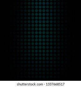 Dark Green vector template with circles. Abstract colorful disks on simple gradient background. Design for posters, banners.