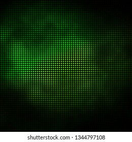 Dark Green vector template with circles. Abstract colorful disks on simple gradient background. Design for posters, banners.