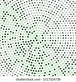 Dark Green vector template with circles. Modern abstract illustration with colorful circle shapes. Design for posters, banners.