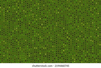 Dark Green vector template with circles. Beautiful colored illustration with blurred circles in nature style. Template for your brand book.