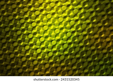 Dark Green vector template with circles. Beautiful colored illustration with blurred circles in nature style. New template for your brand book.