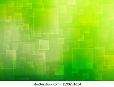 Dark Green vector template with crystals, rectangles. Abstract gradient illustration with rectangles. Pattern for commercials.