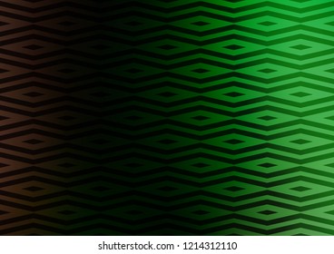 Dark Green vector template with crystals, triangles. Modern abstract illustration with colorful triangles. Pattern for busines ad, booklets, leaflets
