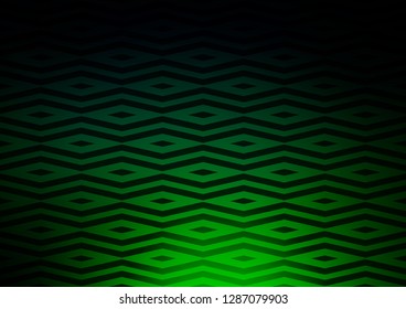 Dark Green vector template with crystals, triangles. Modern abstract illustration with colorful triangles. Pattern can be used for websites.