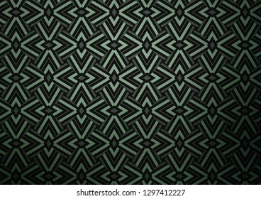 Dark Green vector template with crystals, triangles. Triangles on abstract background with colorful gradient. Pattern can be used for websites.
