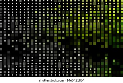 Dark Green vector template with crystals, rectangles. Glitter abstract illustration with rectangular shapes. Pattern can be used for websites.