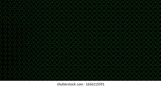 Dark Green vector template with crystals, triangles. Beautiful illustration with triangles in nature style. Template for wallpapers.