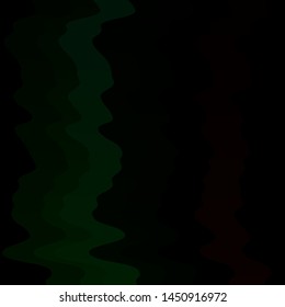 Dark Green vector template with curves. Colorful illustration with curved lines. Best design for your posters, banners.