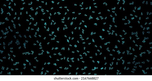 Dark Green vector template with esoteric signs. Retro design in abstract style with witchcraft forms. Background for esoteric, mystic designs.