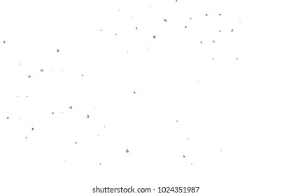 Dark Green vector template with Euro, Dollar, Yen. Modern abstract illustration with symbols of money. The pattern can be used as ads, poster, banner for payments.