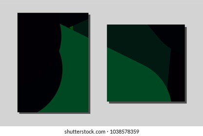 Dark Green vector template for landing pages. Modern abstract design concept with colorful gradient. Pattern for ads, leaflets, labels of your business.