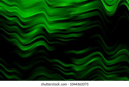 Dark Green vector template with lava shapes. A completely new color illustration in marble style. A new texture for your  ad, booklets, leaflets.