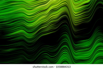 Dark Green vector template with lava shapes. Geometric illustration in marble style with gradient.  A new texture for your  ad, booklets, leaflets.