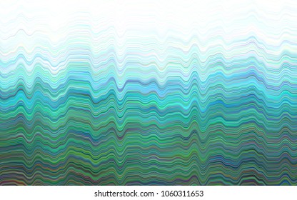 Dark Green vector template with lava shapes. A vague circumflex abstract illustration with gradient. Marble design for your web site.
