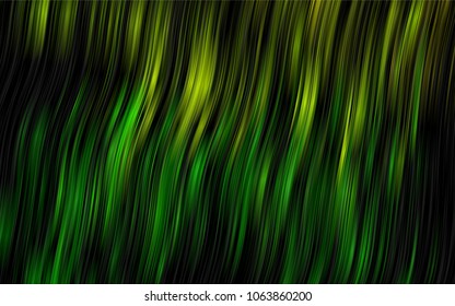 Dark Green vector template with lava shapes. Creative geometric illustration in marble style with gradient. A completely new template for your business design.