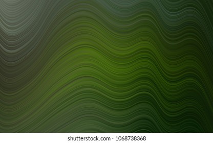 Dark Green vector template with lava shapes. An elegant bright illustration with gradient. A new texture for your  ad, booklets, leaflets.