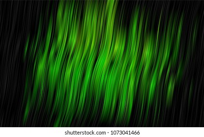 Dark Green vector template with lava shapes. Creative illustration in halftone marble style with gradient. Brand-new design for your ads, poster, banner.